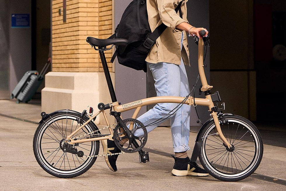 Miniatura: Brompton C Line Explore M6L Dune Sand Matt MY2025