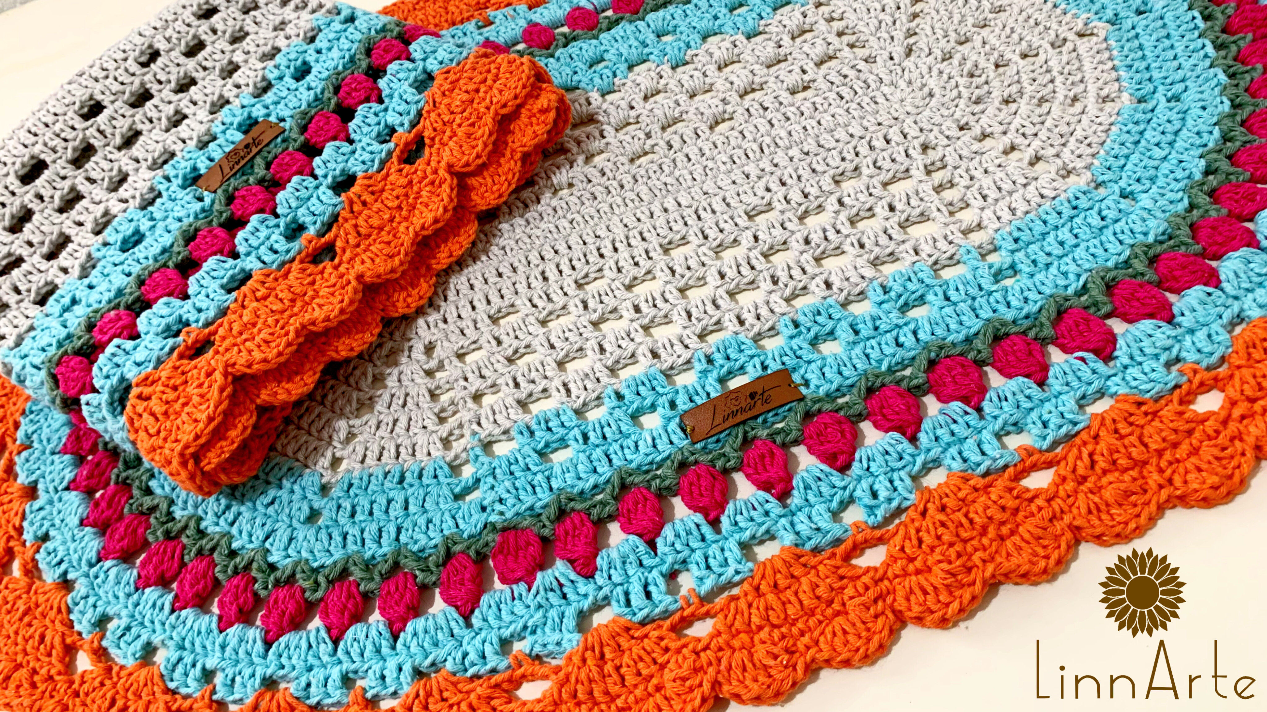 Tapete de crochê Aninha