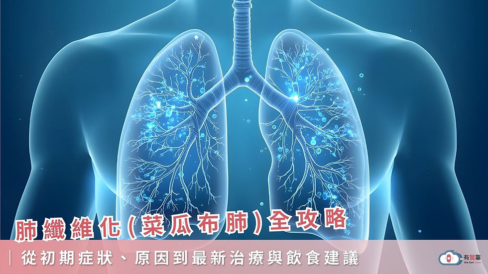 肺纖維化(菜瓜布肺)全攻略:從初期症狀、原因到最新治療與飲食建議|有醫靠