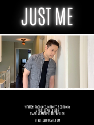 Just Me Poster, Miguel Lopez de Leon.png