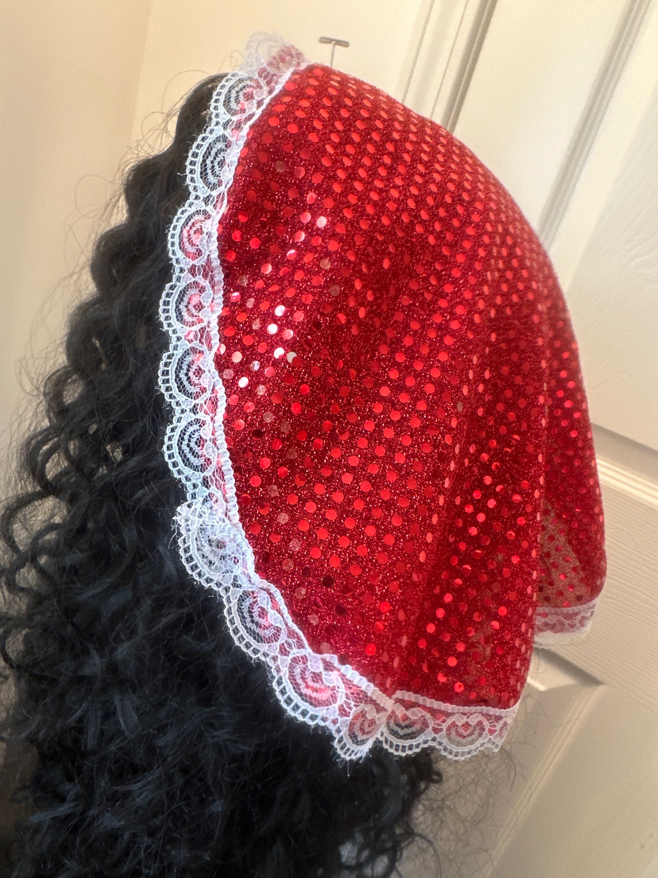 Red with white or black trim