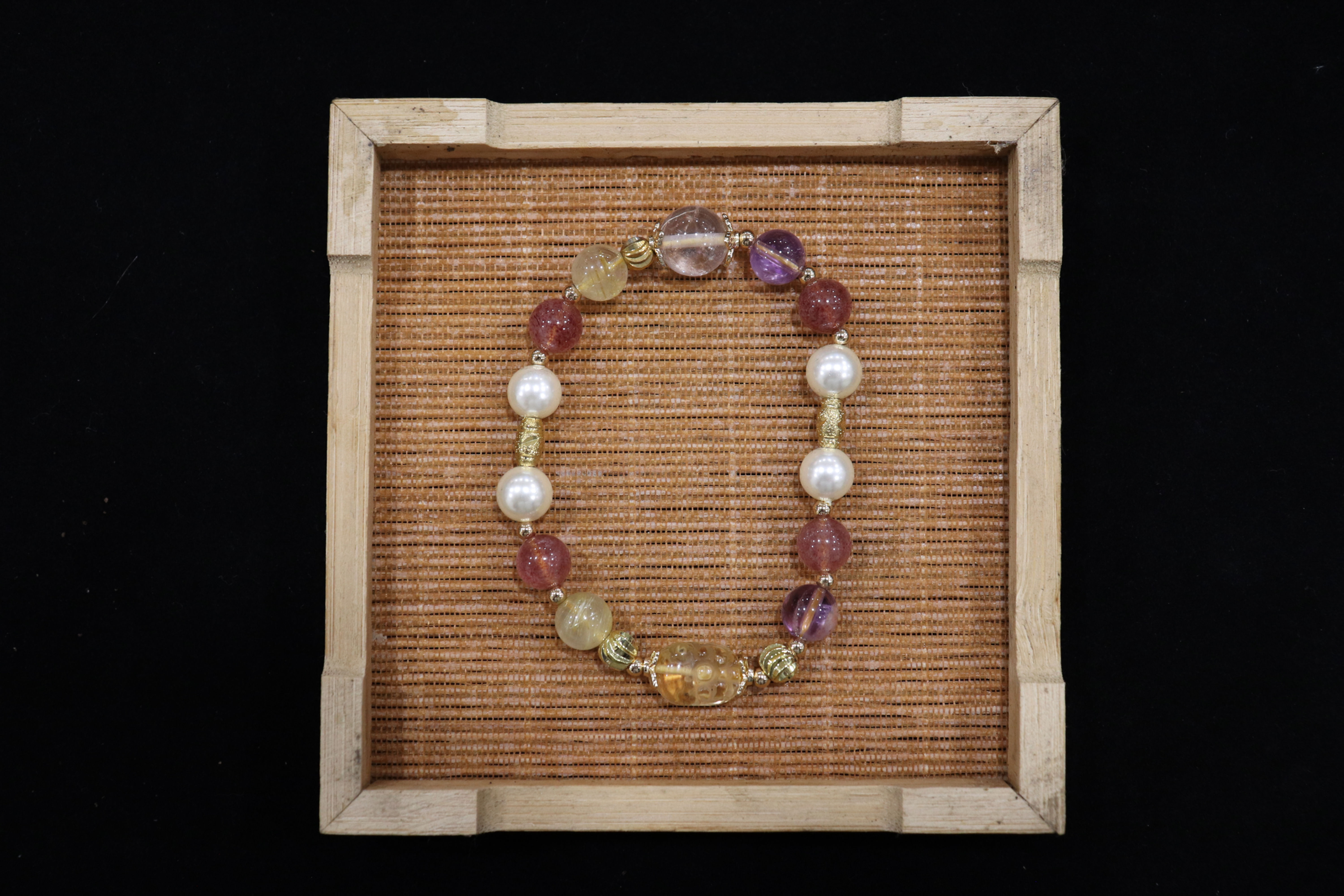 | 黃水晶貔貅 | 招財 提升好人緣 水晶手鍊