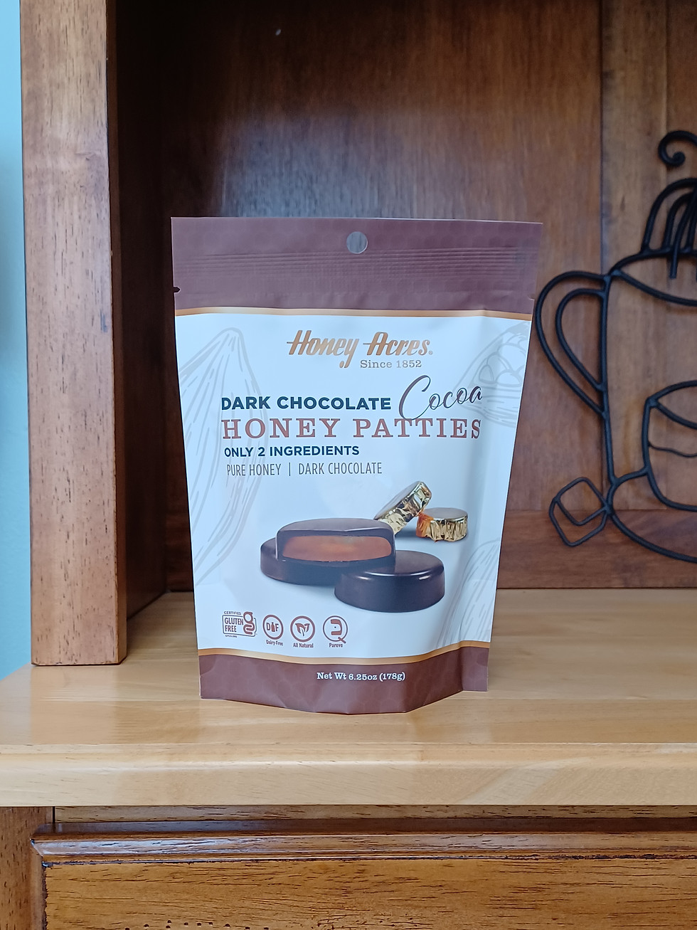 Thumbnail: Honey Acres-- Dark Chocolate Honey Patties (Cocoa)