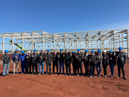 Frivatti Supervisors Learn About the New Slaughterhouse Project in Santa Helena