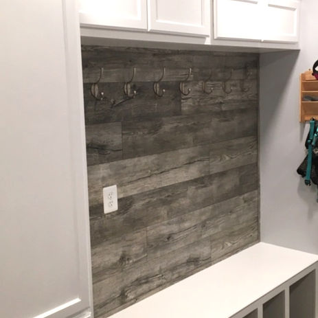 mud room remodel, entry way remodeling, built in cabinets, remodeling vienna va