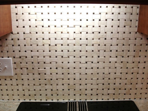 kitchen backsplash, white backsplash