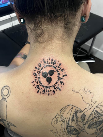 Portfolio tattoo:: Black work custom design