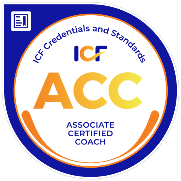 associate certified coach acc member badge