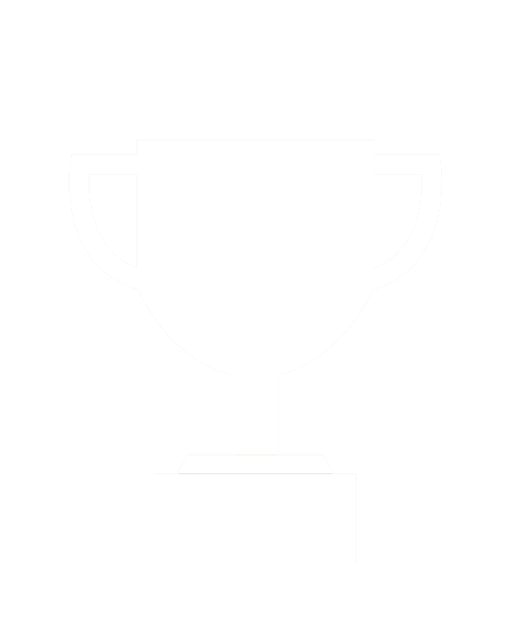 Trophy in silhouette representing finishing mand scoring goals