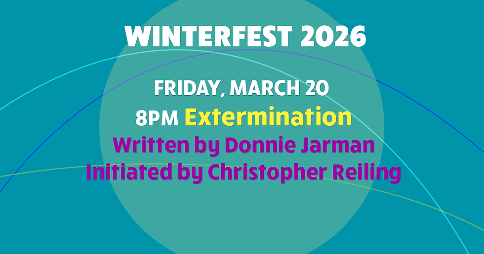 Extermination Written by Donnie Jarman, Initiated by Christopher Reiling