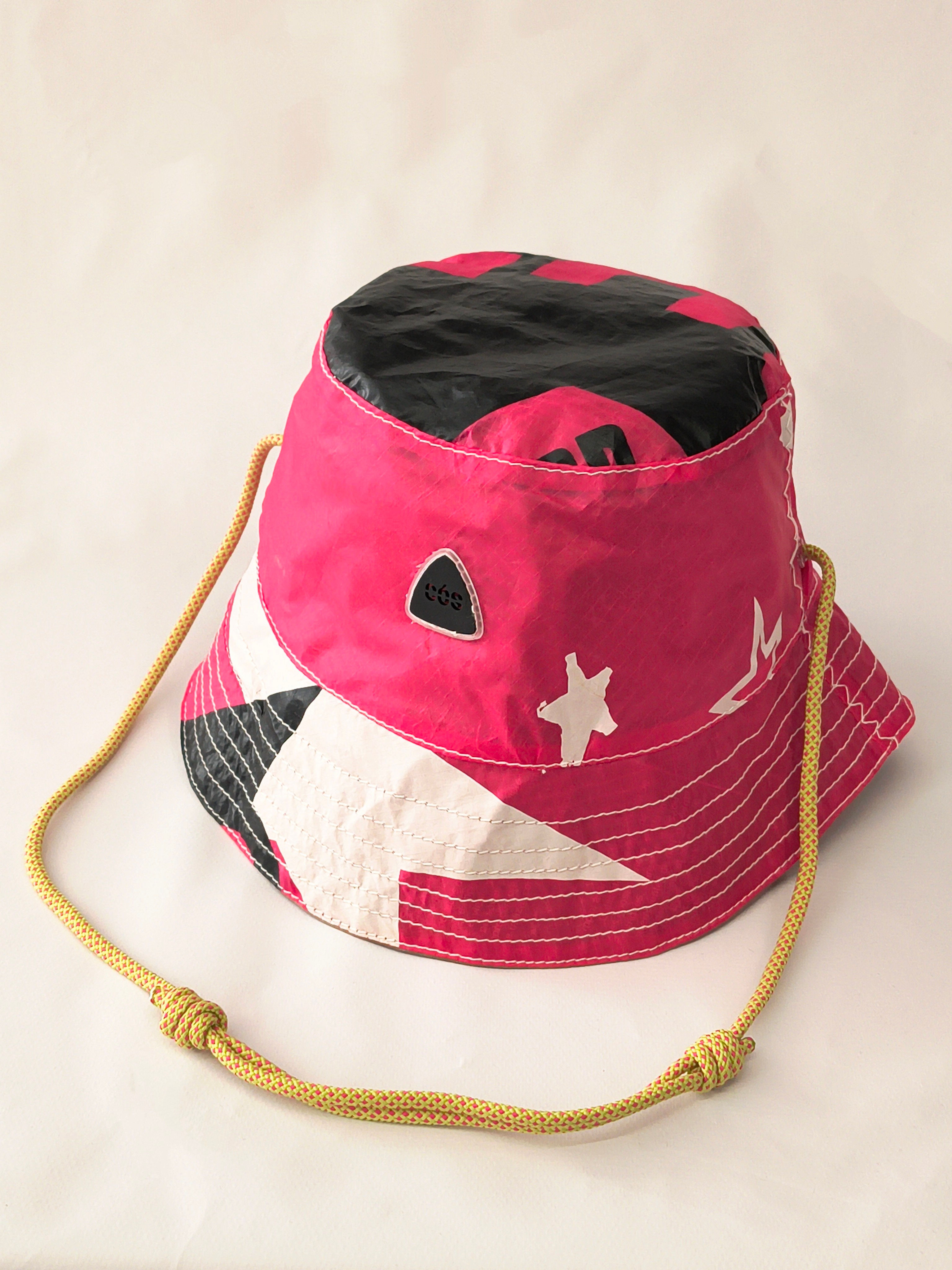 Chapéu Balde Reversível Bege/Rosa Pink