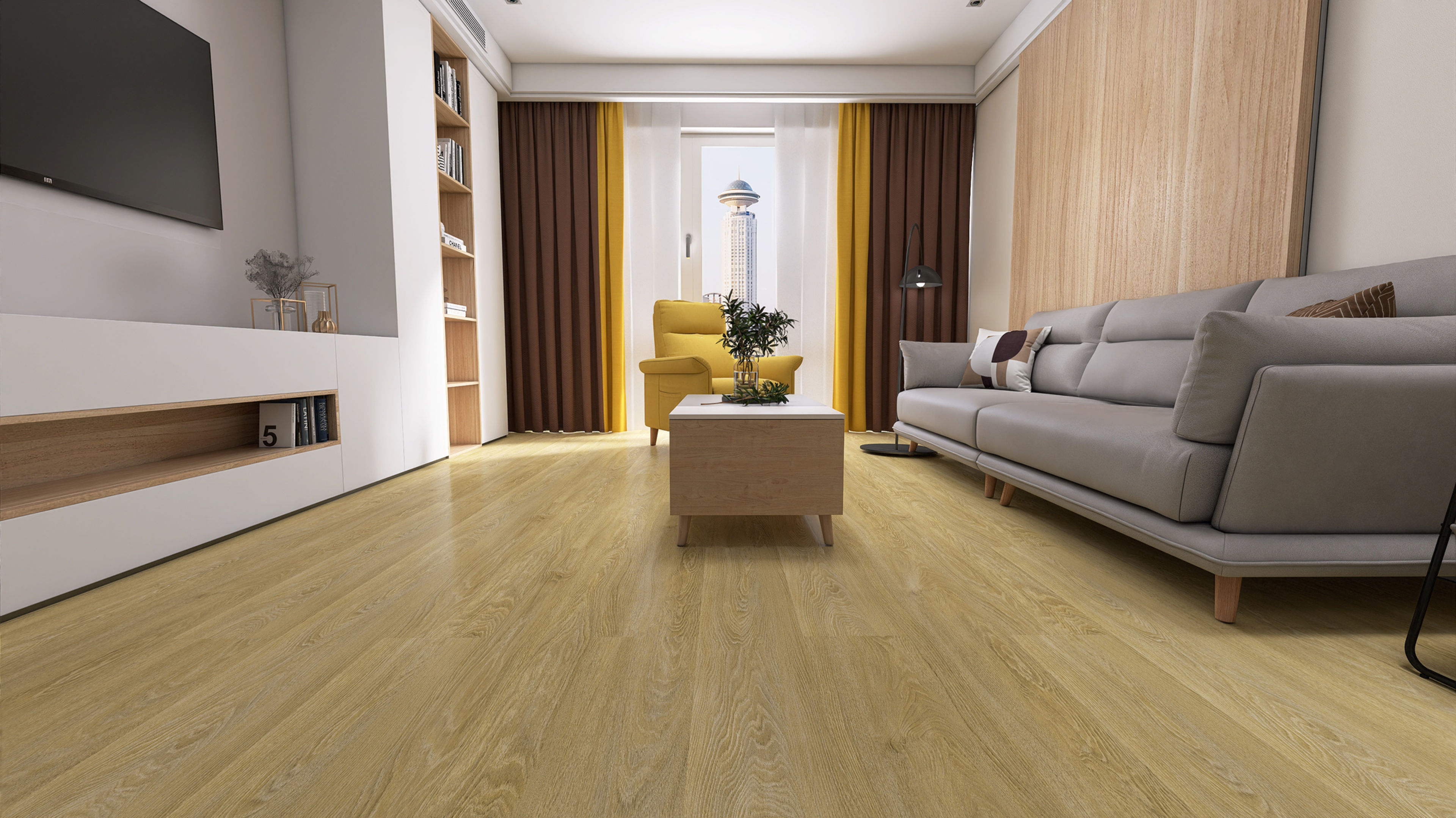 PISO SPC BALTICO TERRA 1220X230X(4+1)MM IXPE CD 0,3 MB(2,45 CJ)