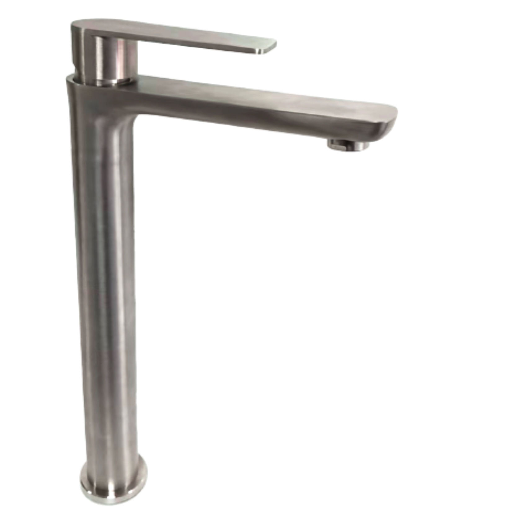 Grifería lavamanos Sencilla Tucsia  Alta Inox con cartucho Ceramico