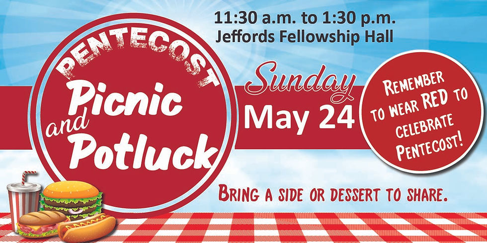 Pentecost Picnic and Potluck