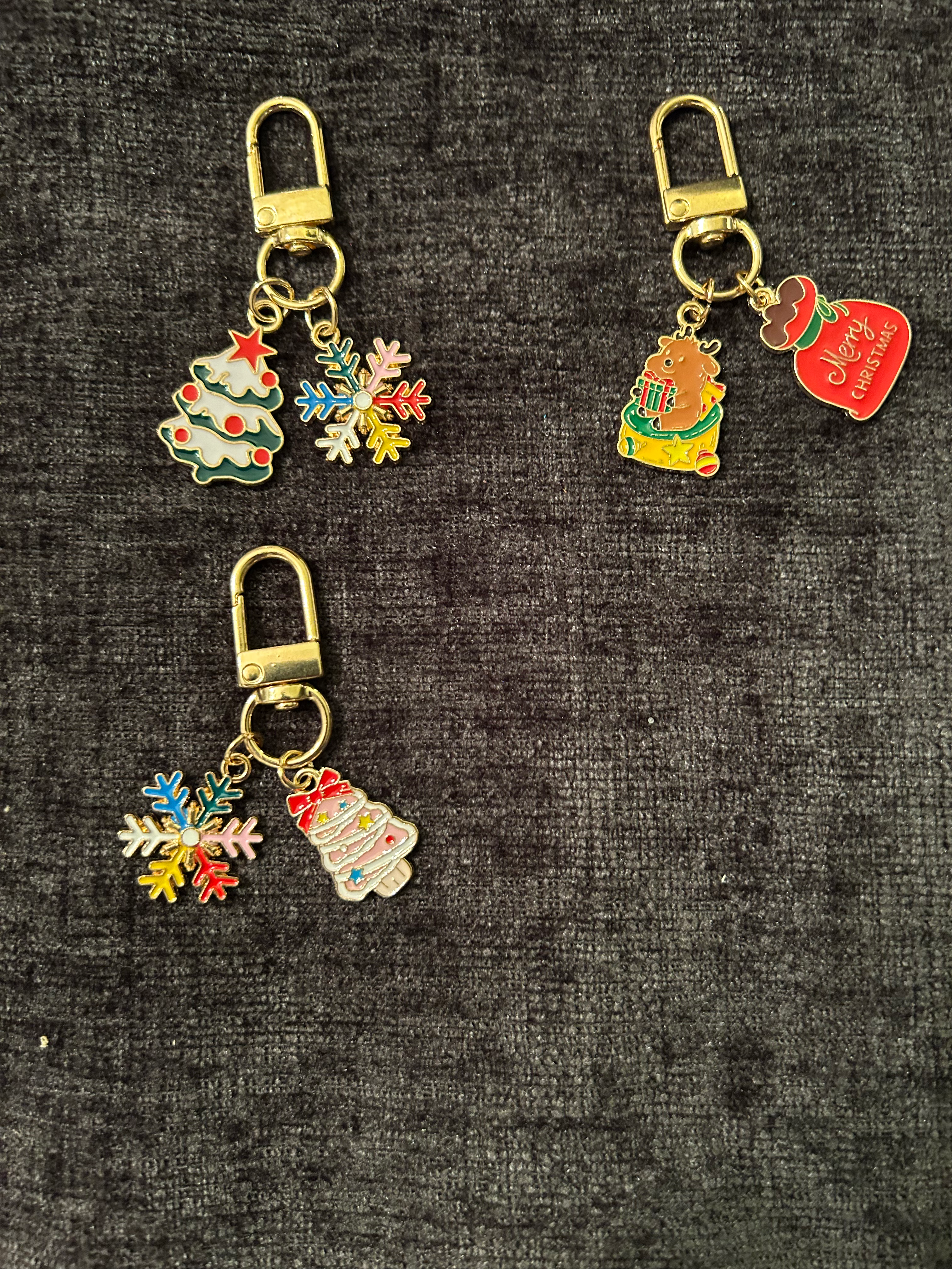 Christmas two charm and clasp