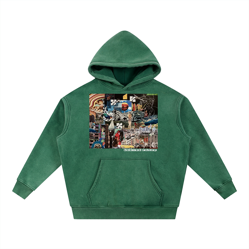 Thumbnail: Snow Wash Fleece Oversize Hoodie