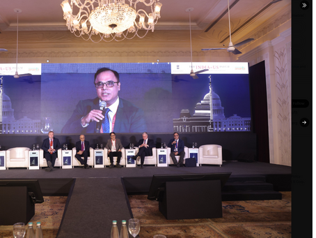 The 7th India US Forum: Moderated the session 'Way of the Dragon - Whither Goeth China'