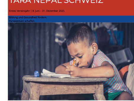 Cover des Jahresberichts Tara Nepal 2025