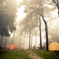 Drone tourisme camping
