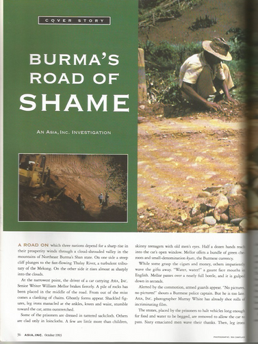 Burma's road of shame