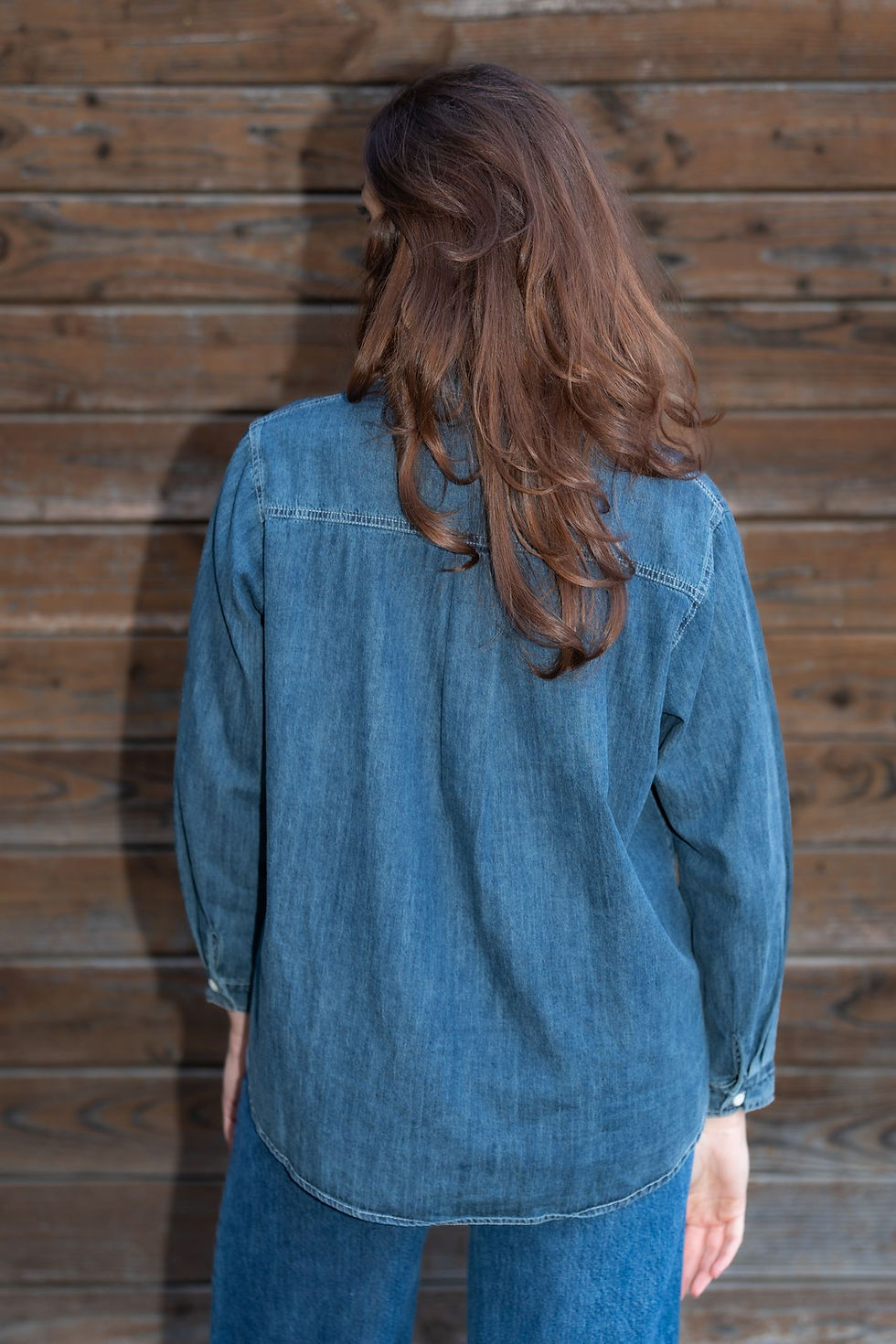 Miniature : Chemise denim clair Louise