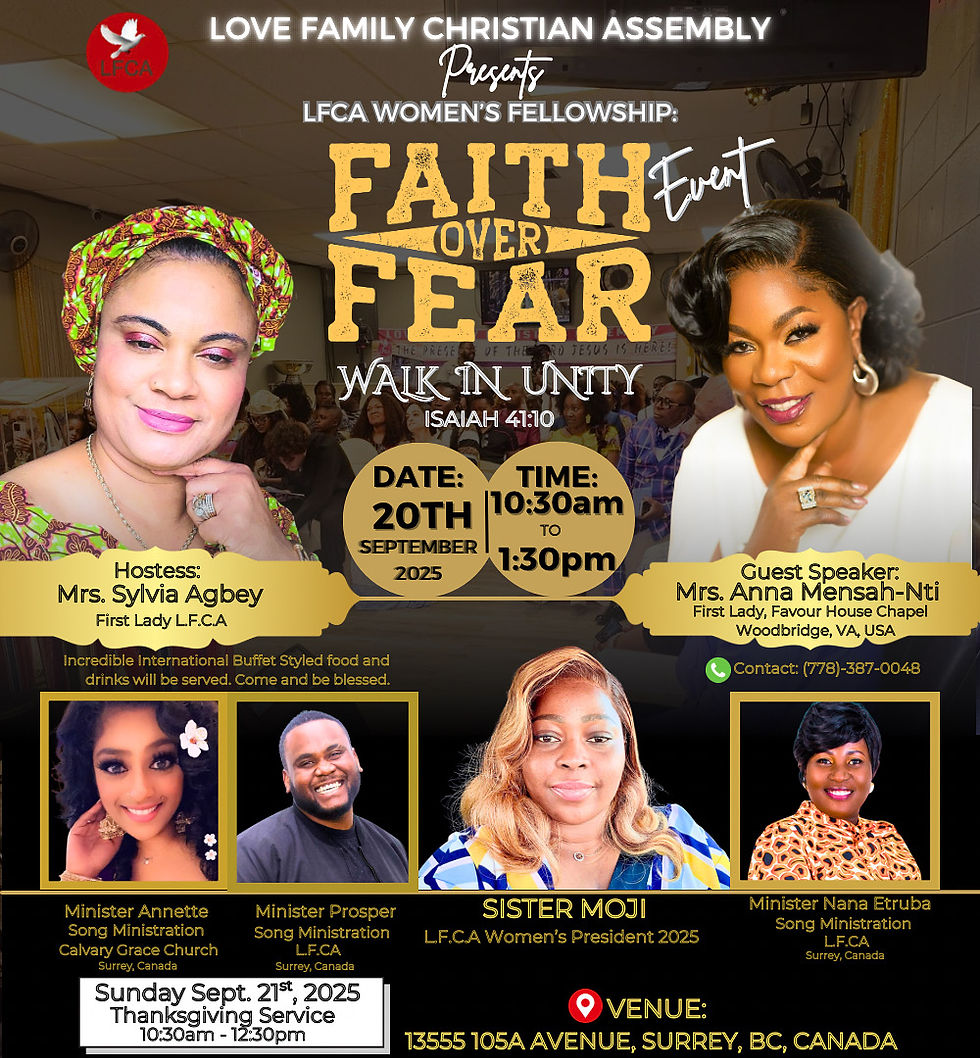 Faith Over Fear Event