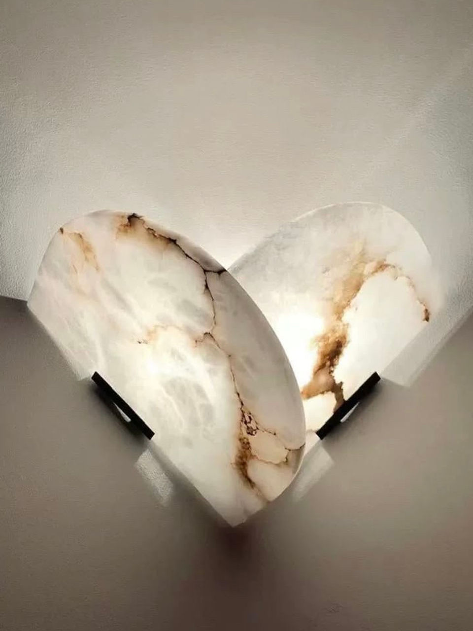 Hình thu nhỏ: Đèn gắn tường đá alabaster MA-59
