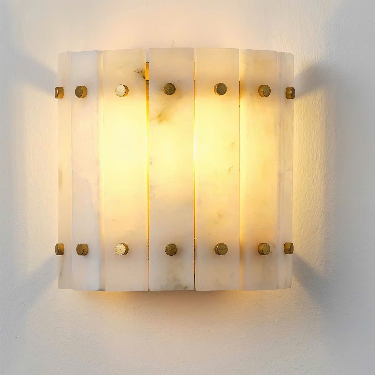 Đèn gắn tường đá alabaster MA-106
