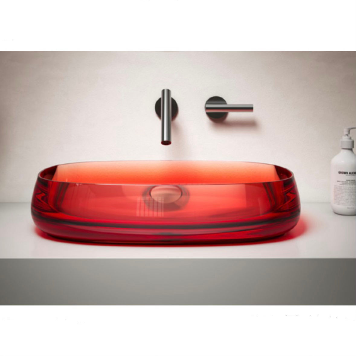 Lavabo trong suốt LVW-23