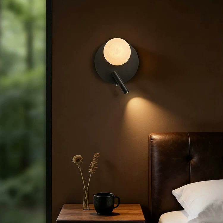 Hình thu nhỏ: Đèn gắn tường đá alabaster MA-147