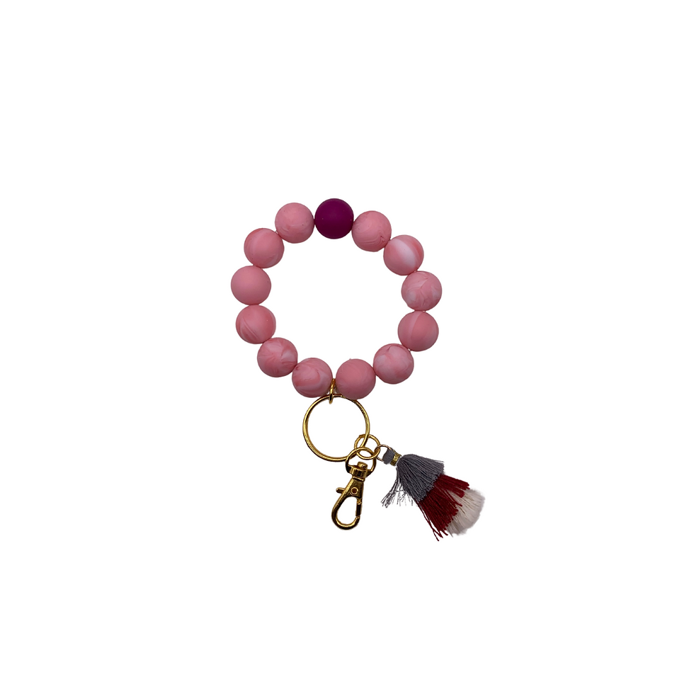 Thumbnail: Silicone Wristlet Keychain and Bag Tags