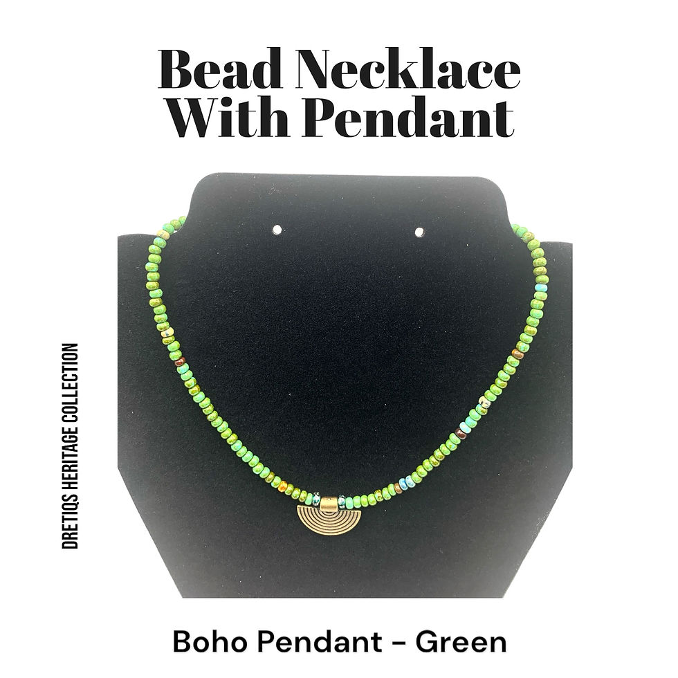 Thumbnail: Picasso Bead Necklace with Pendant