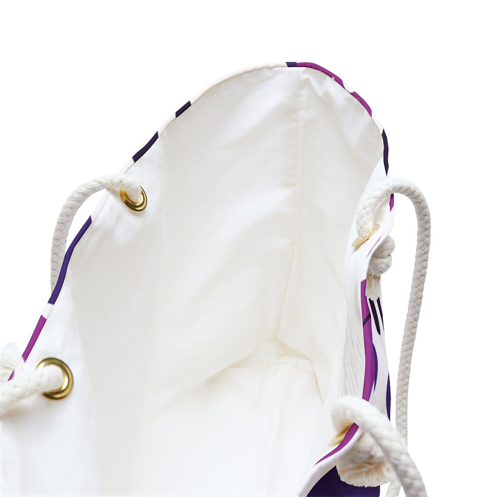 Thumbnail: Purple Afrocentric Weekender Bag