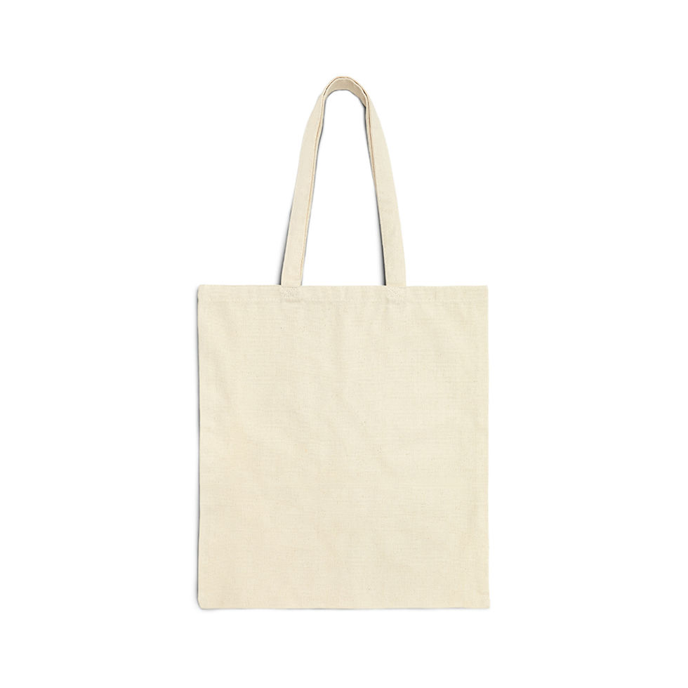 Thumbnail: Heart Cotton Canvas Tote Bag
