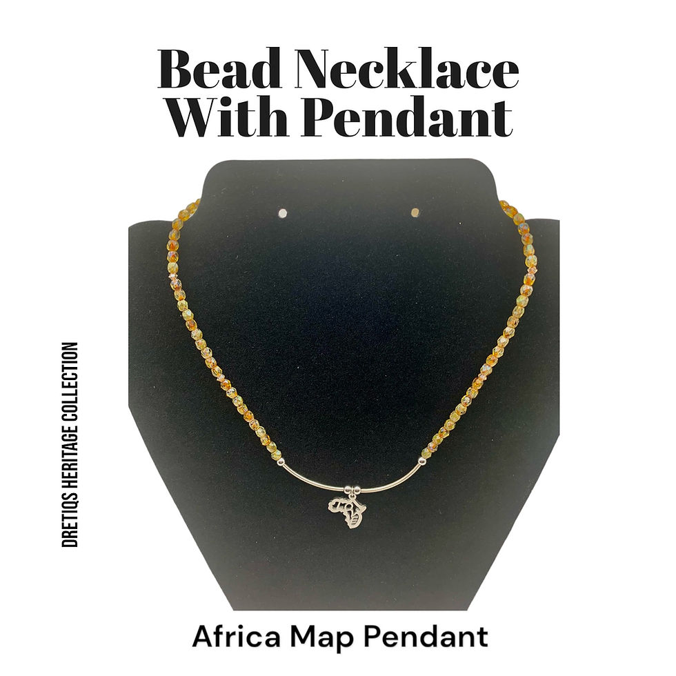 Thumbnail: Picasso Bead Necklace with Pendant