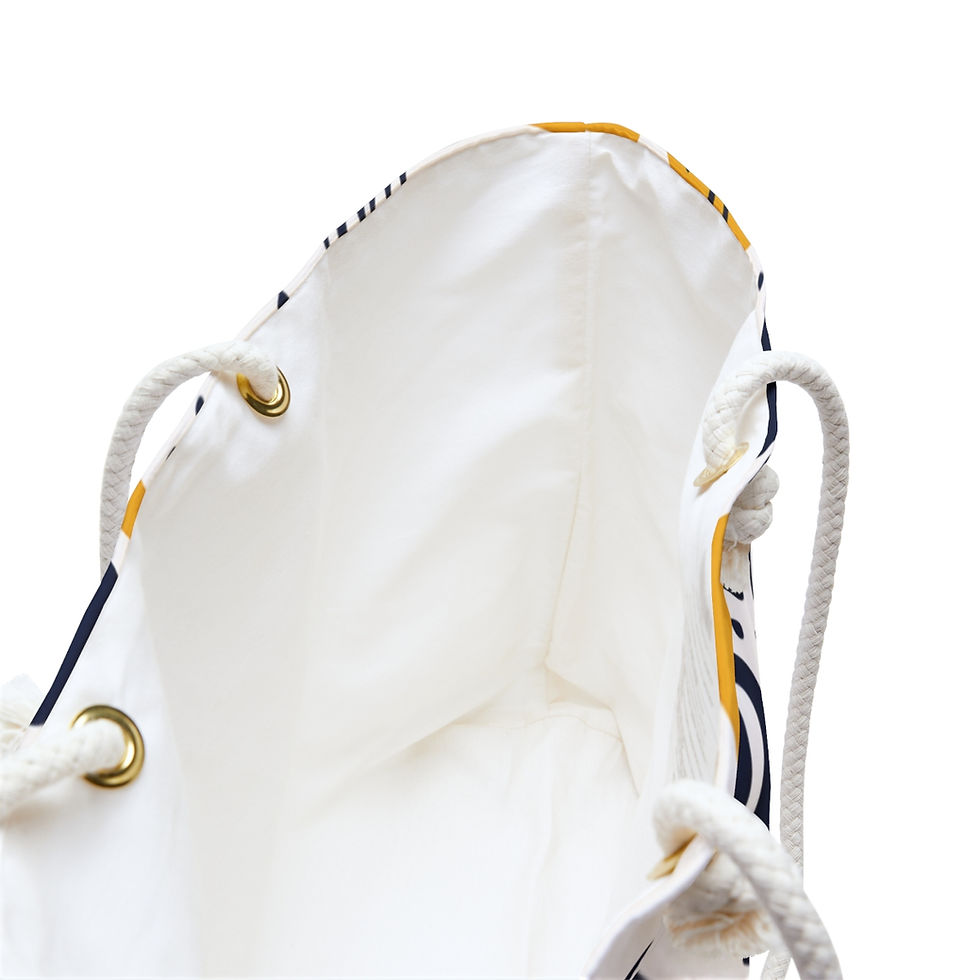 Thumbnail: Blue and Yellow Afrocentric Weekender Bag