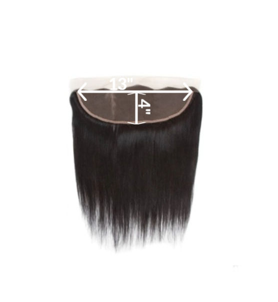 Miniatura: Straight 3 bundles with 13*4 Lace Frontal