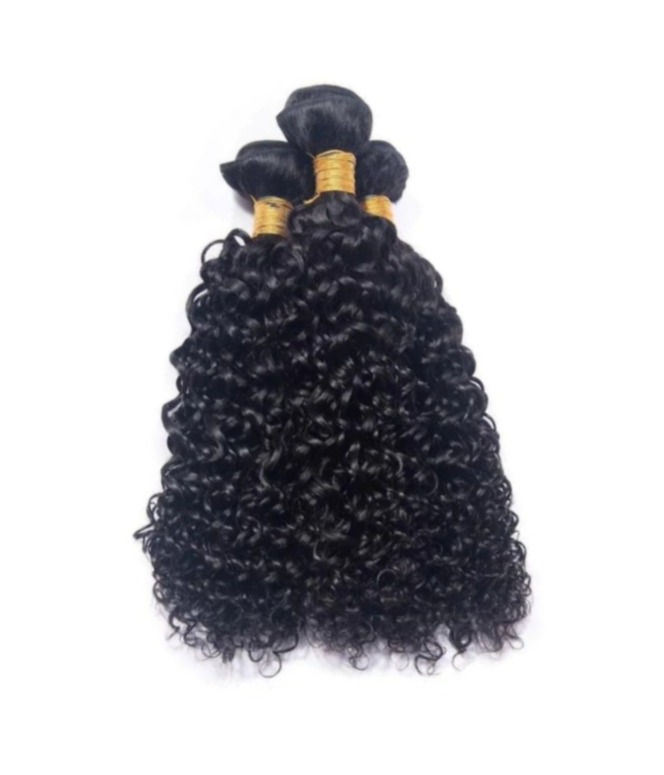Thumbnail: Jerry Curl 3 Bundles with 4*4 Lace Closure