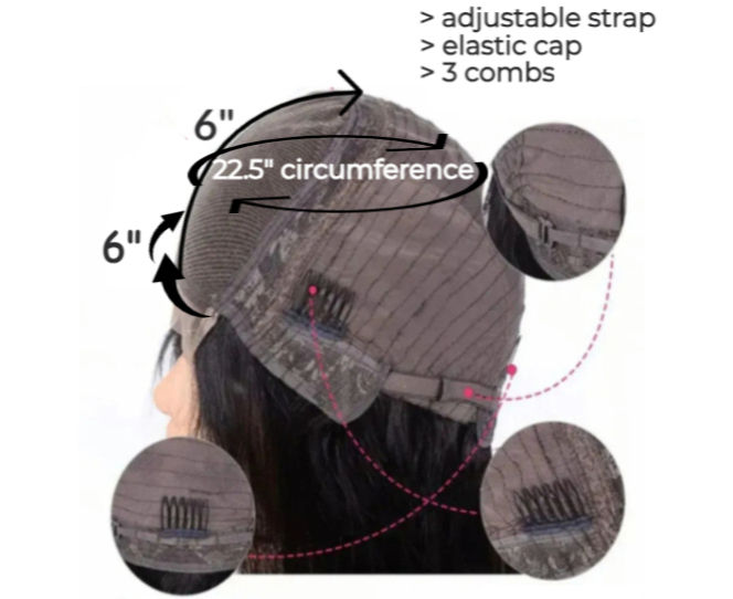 Thumbnail: Glueless 6x6 Deep Wave Transparent Closure Wig Human Hair