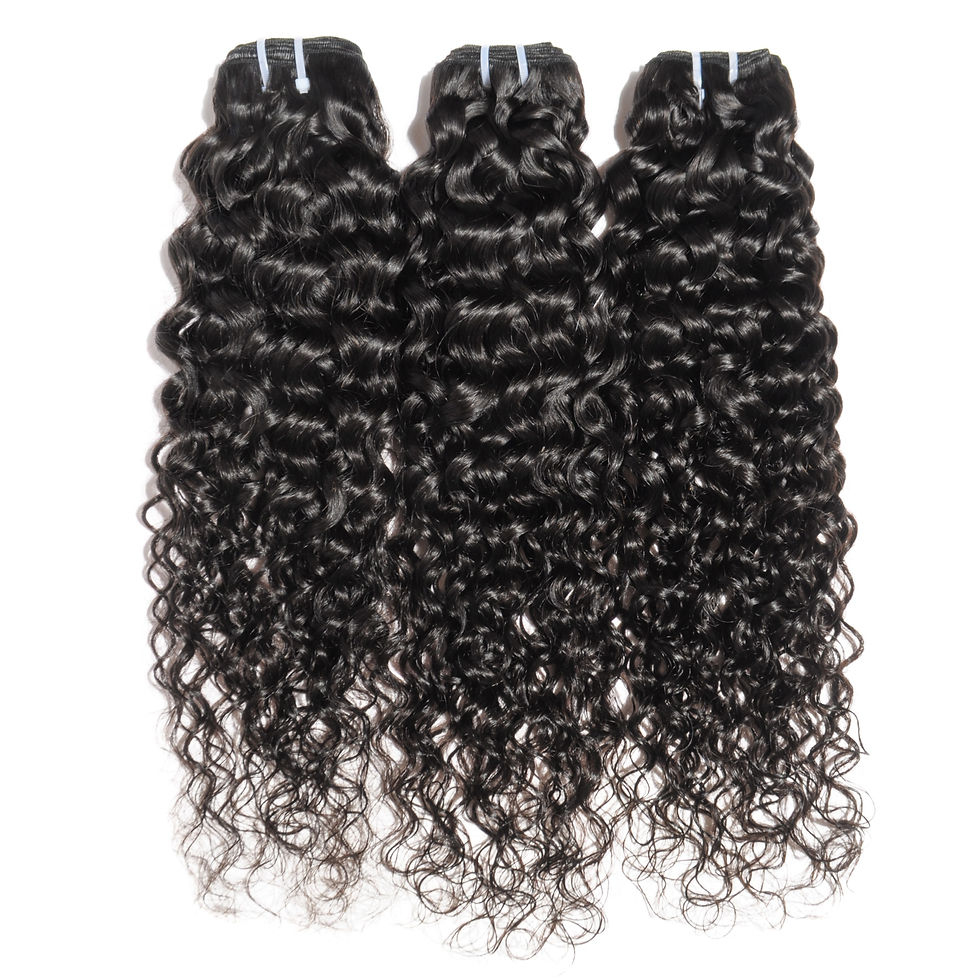 Thumbnail: Loose Curls 3 bundles with 4*4 Lace Closure