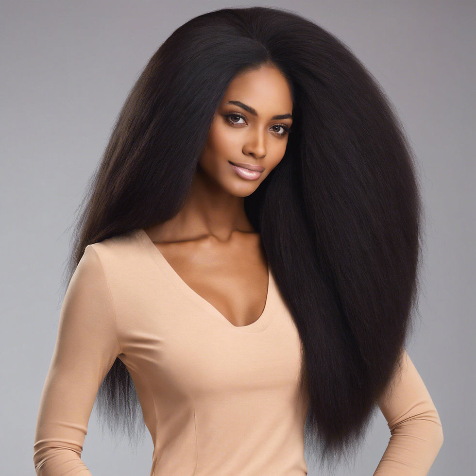 Miniatura: Kinky Straight 3 bundles with 5*5 Lace Closure