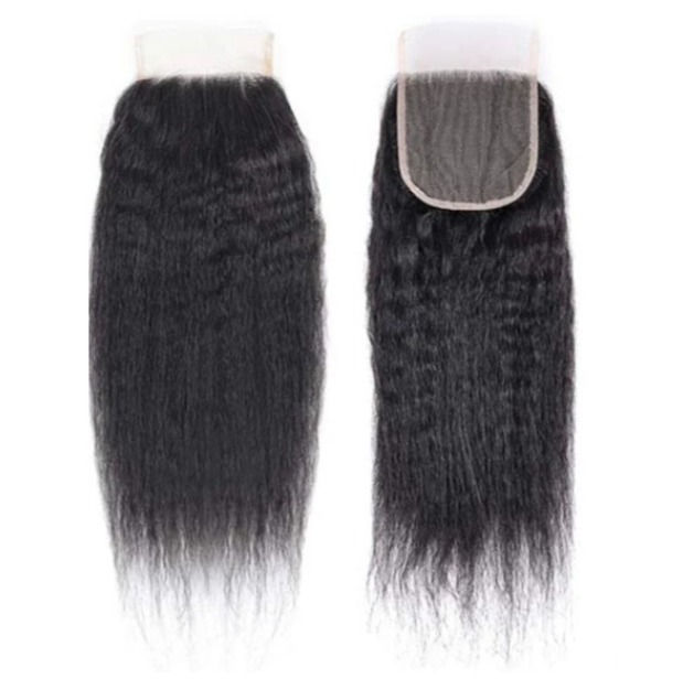 Thumbnail: Kinky Straight 3 bundles with 5*5 Lace Closure