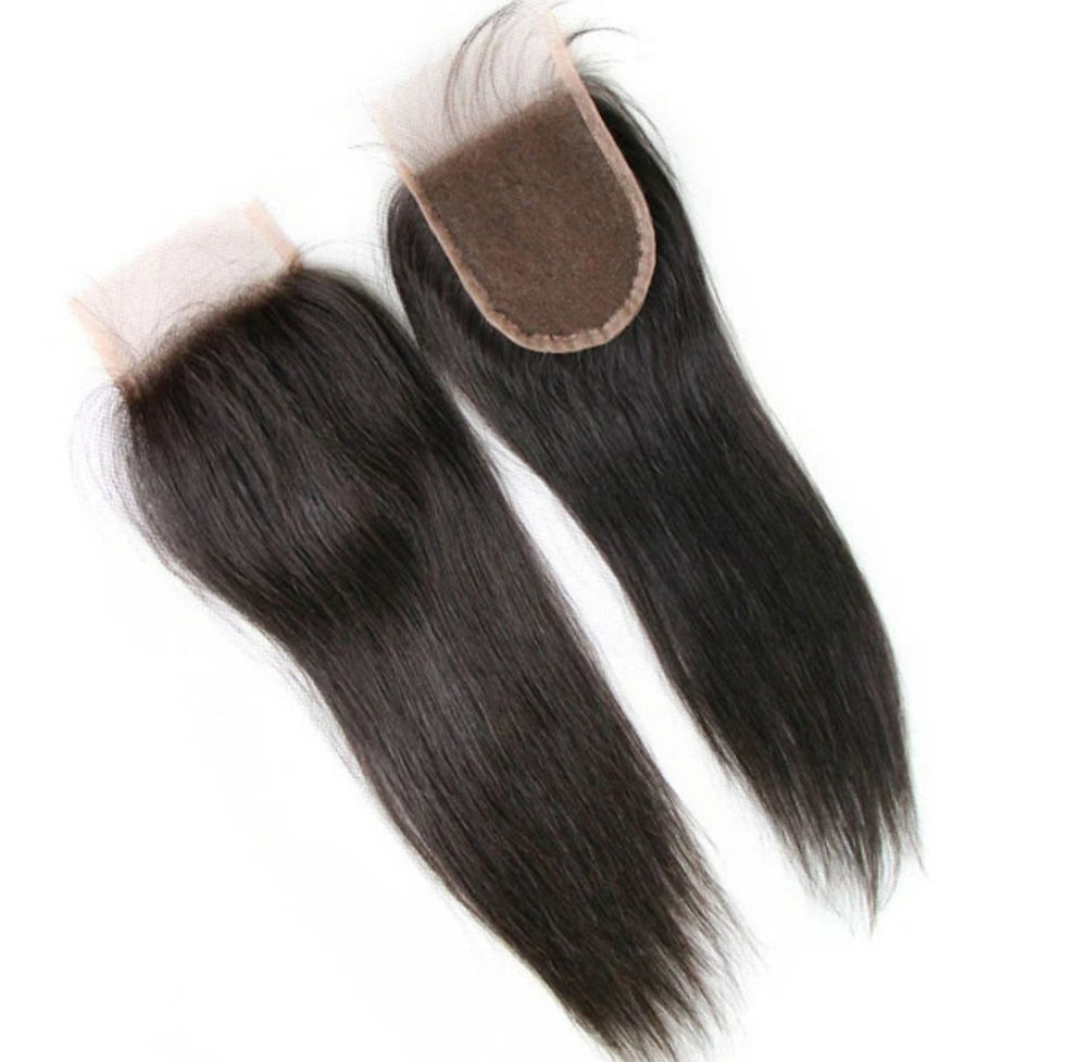 Thumbnail: Straight 4*4 Lace Closure with 4 bundles