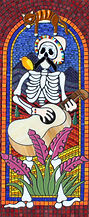 Mariachi Man 1 mosaic by Erin Magennis