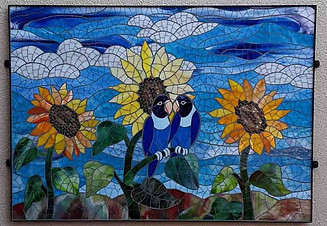 Mosaic Lovebirds