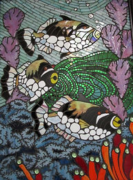 Underwater Triggers mosaic by Erin Magennis