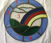 Stained glass repair, ABQ Art Glass