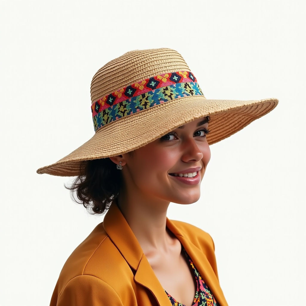 Woven Straw Sun Hat