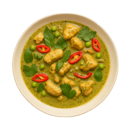 Nasi minyak and ayam masak merah served at New Year’s catering event in Kuala Lumpur