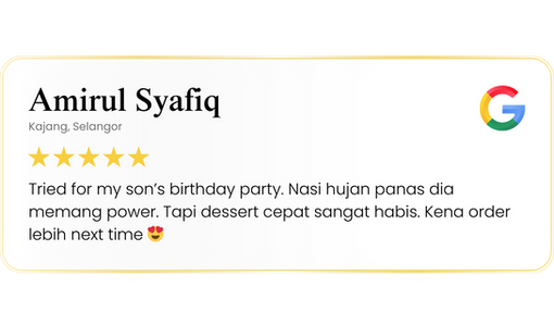 Halal catering for events with Western and local food menu in KL

